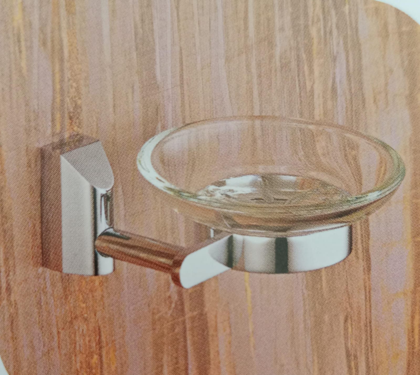 DECOR HARDY GLASS SOAP DISH HR0002